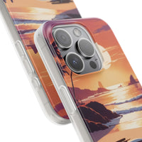 Beach Bonfire Sunset Phone Case