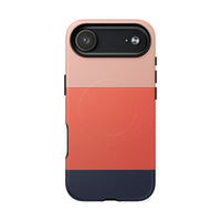 Coral Block iPhone Case - Luxury Shockproof MagSafe® Tough Cover