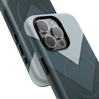 Midnight Chevron iPhone Case - Luxury Shockproof MagSafe® Tough Cover