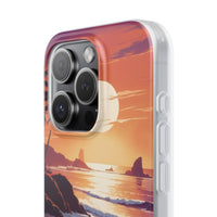 Beach Bonfire Sunset Phone Case