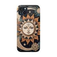 Celestial Sun & Moon Phone Case Cosmic Boho