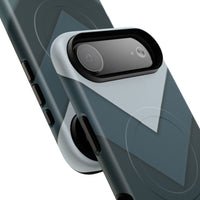 Midnight Chevron iPhone Case - Luxury Shockproof MagSafe® Tough Cover