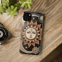 Celestial Sun & Moon Phone Case Cosmic Boho