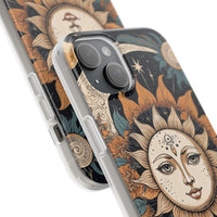 Celestial Sun & Moon Phone Case Cosmic Boho
