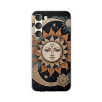Celestial Sun & Moon Phone Case Cosmic Boho