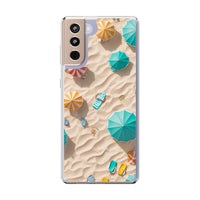Aerial Beach Scene Phone Case