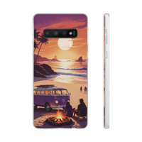 Beach Bonfire Sunset Phone Case