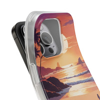 Beach Bonfire Sunset Phone Case