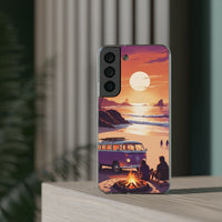 Beach Bonfire Sunset Phone Case