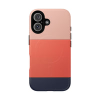 Coral Block iPhone Case - Luxury Shockproof MagSafe® Tough Cover