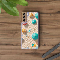 Aerial Beach Scene Phone Case
