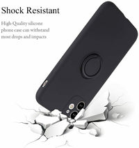 iPhone Silicone Ring Holder Case Cover