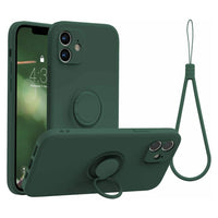 iPhone Silicone Ring Holder Case Cover