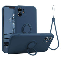 iPhone Silicone Ring Holder Case Cover