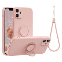 iPhone Silicone Ring Holder Case Cover